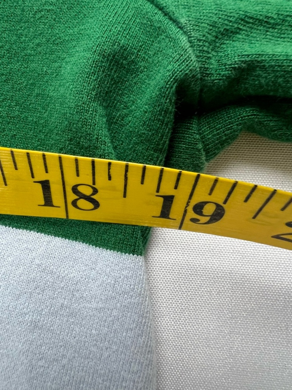 J. Crew Always Green, Blue & White Long Sleeve Rugby Polo Shirt - Picture 7 of 11
